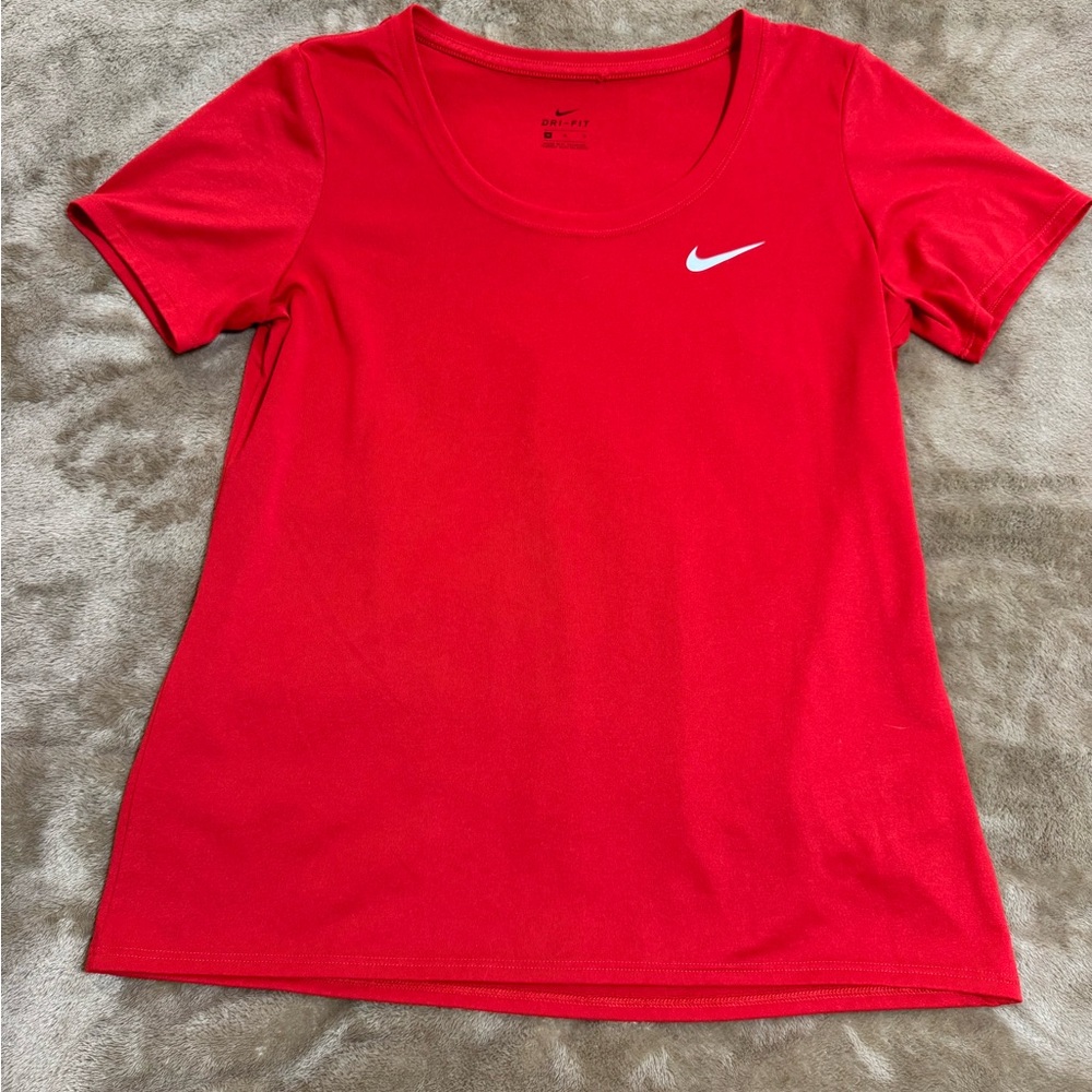 Nike Women's Bright Red Short Sleeve Tee